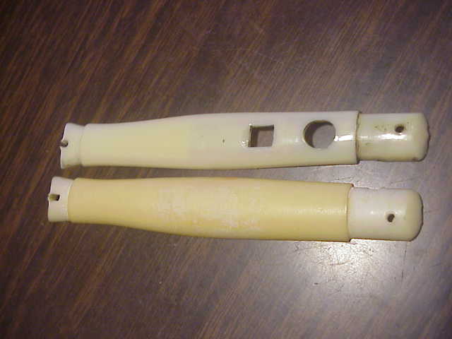Replacement part handles for Colonial Edgemaster fishtail 1950s