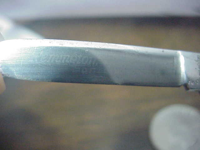Remington R8063 Bone Double switchblade knife 1940s very nice