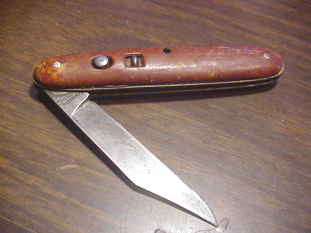 Edgemaster Cigar Jack 1940s vintage automatic knife missing spring