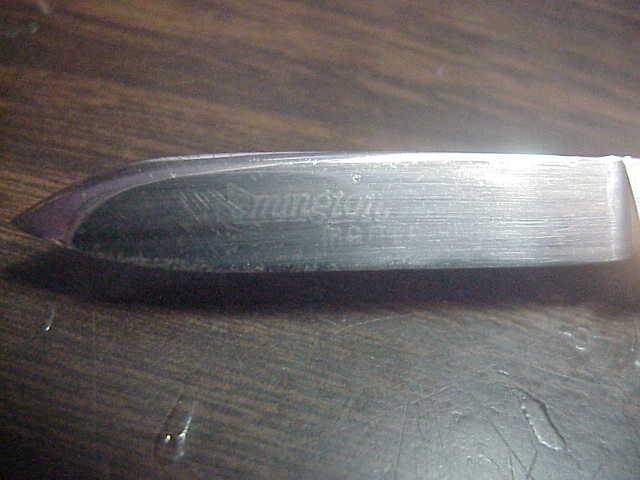 Remington R8063 Bone Double switchblade knife 1940s very nice
