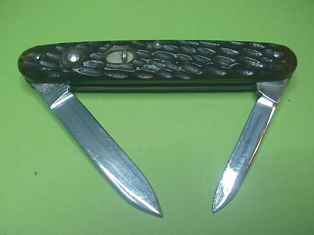 Remington R8063 Bone Double switchblade knife 1940s very nice