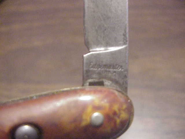 Edgemaster Cigar Jack 1940s vintage automatic knife missing spring