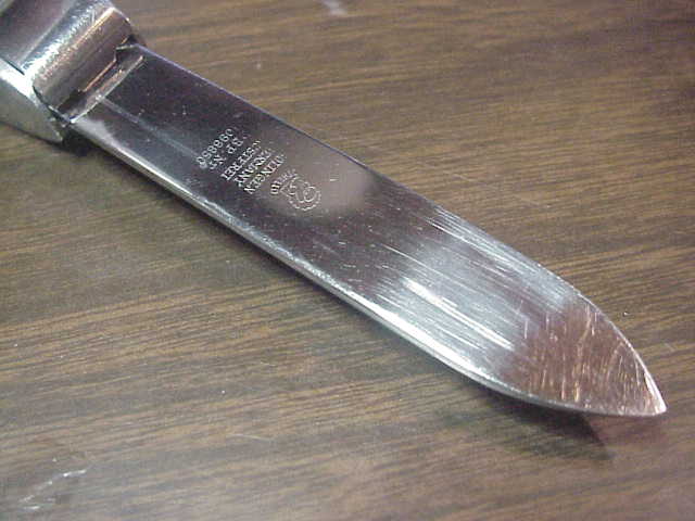 z OTHELLO SOLINGEN GERMANY ROSTFREI DBP. 1075010 19cm Gravity Knife