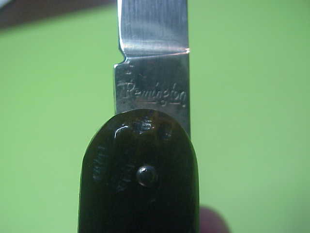 Remington R8063 Bone Double switchblade knife 1940s very nice