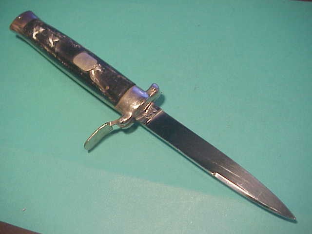 WANDY INOX DEPOSE 21cm Italian 1960s Trapdoor flush button automatic knife