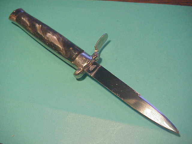 WANDY INOX DEPOSE 21cm Italian 1960s Trapdoor flush button automatic knife