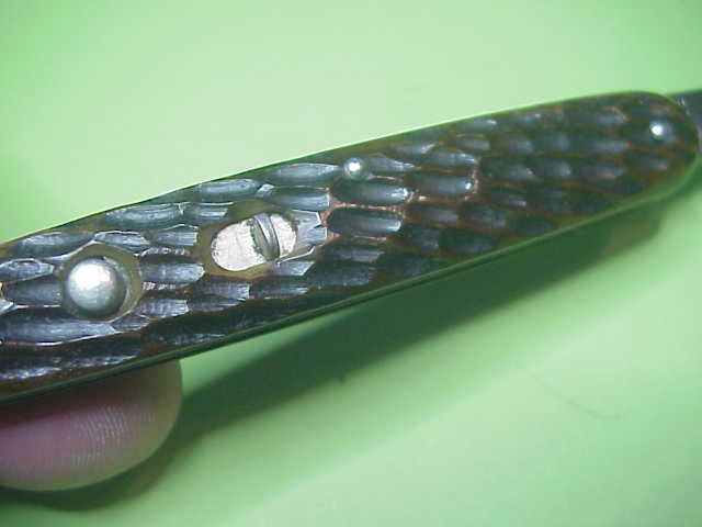 Remington R8063 Bone Double switchblade knife 1940s very nice