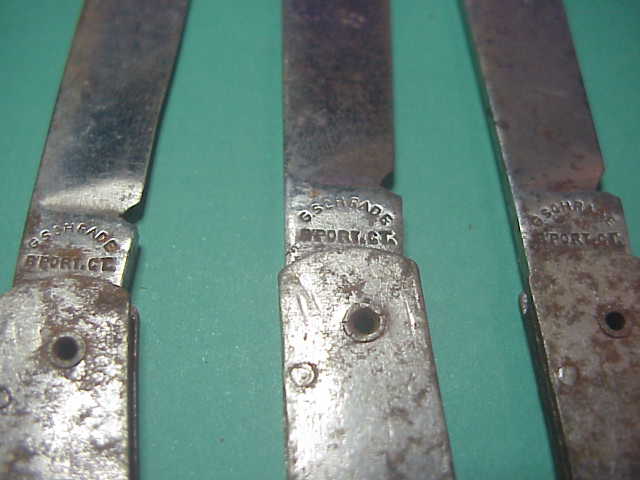 PRESTO Fishtail Steel Frame w Blade Factory reject from Schrade Factory auction