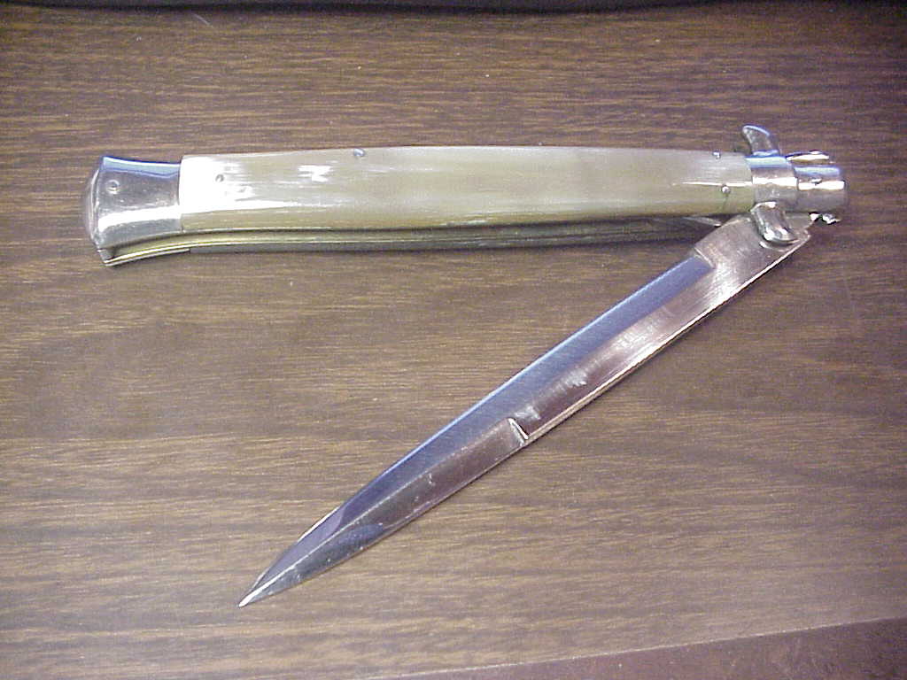 Z AGA CAMPOLIN 13 inch Picklock Honey Horn NOS automatic knife