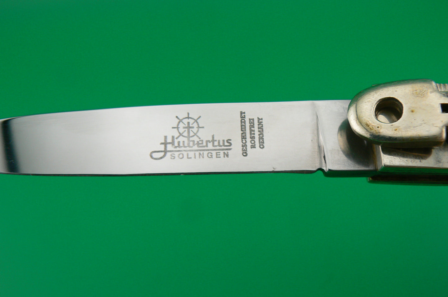 Hubertus SOLINGEN 10cm (closed) German Guardian style Stag automatic knife