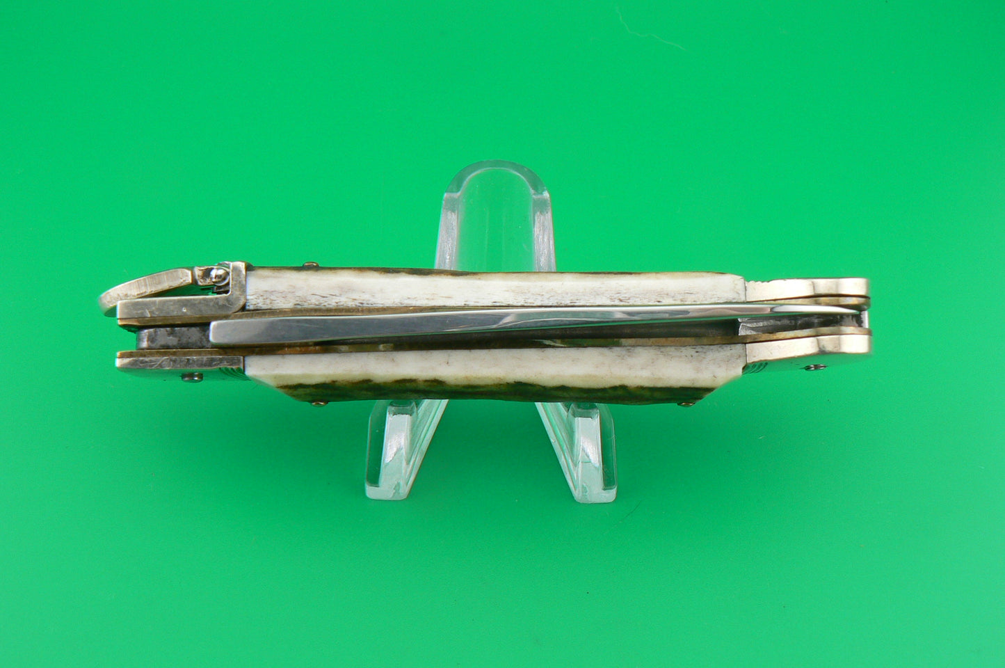 Hubertus SOLINGEN 10cm (closed) German Guardian style Stag automatic knife